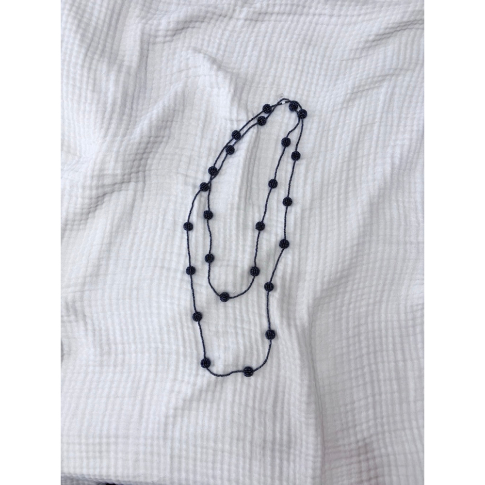 Women's Unbranded Necklaces One Size White Gold Blue Gray Beaded Set - Picture 5 of 7